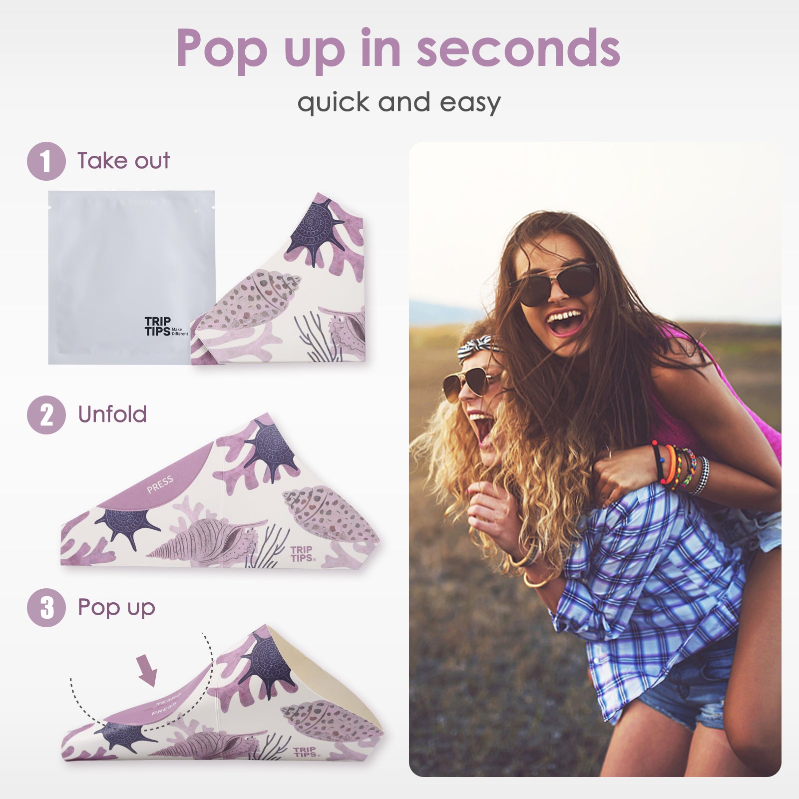 TRIPTIPS Female Urinal Disposable Female Urination Device Urinal for Women Foldable Pee Funnel for Women Waterproof Paper Stand and Pee Cup for Public Toilets, Traveling, Camping (Pack of 12)