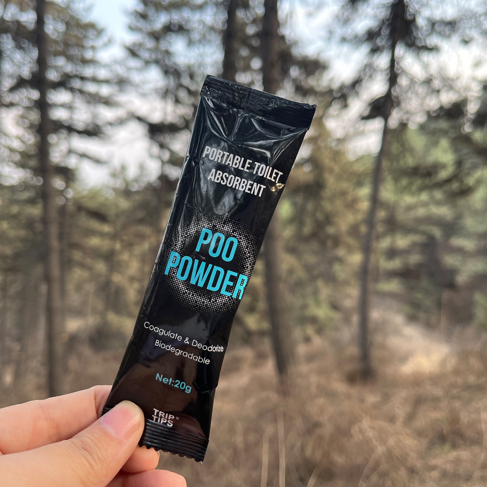 Poo Powder for Portable Toilet 20g /Pack, Camping Toilet Chemicals Quick Super Absorb, Eco Gel for Portable Toilet Chemicals Deodorant, Poop Gel Camping, Pee Gel for Camping Portable Toilet Gel 10 Pcs