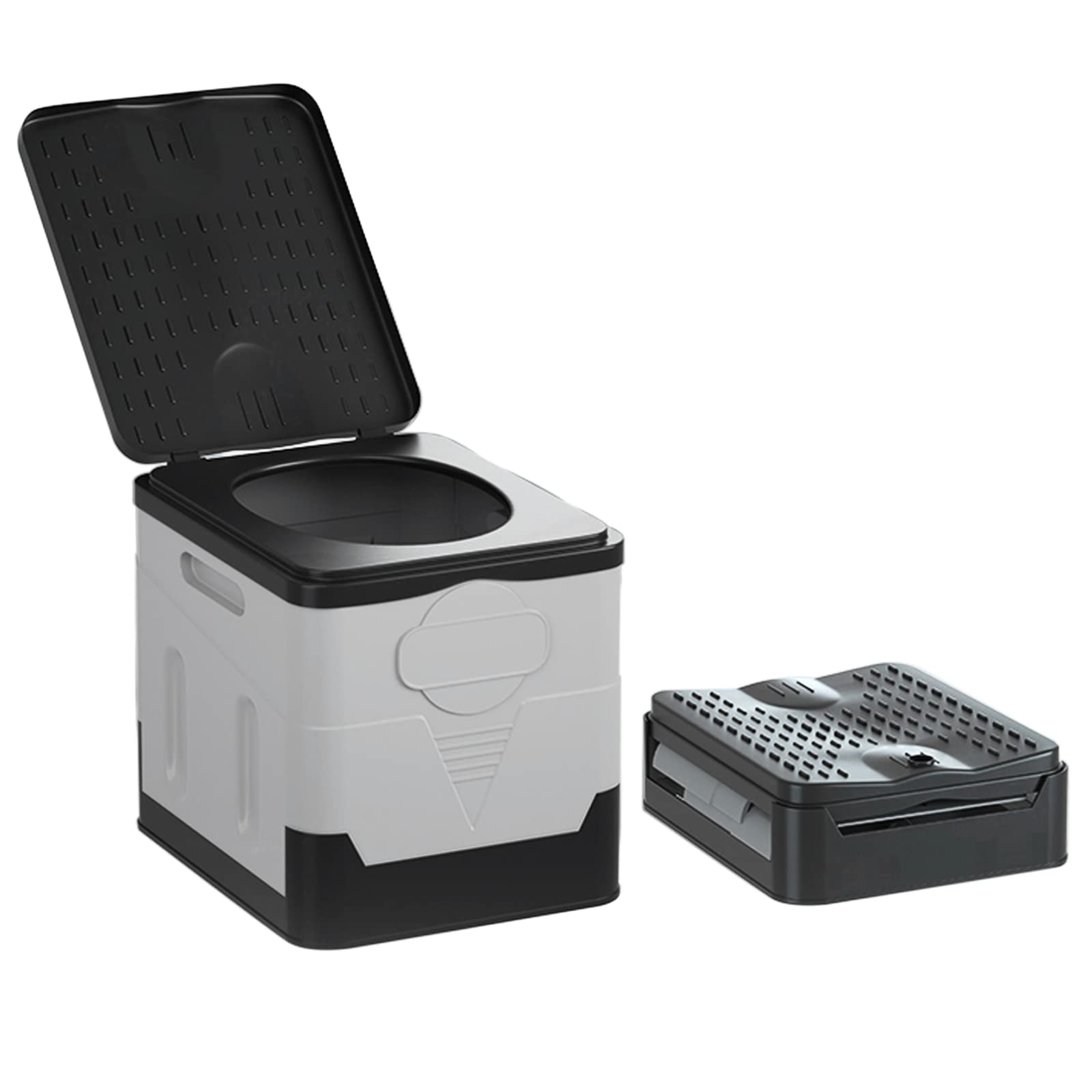 TRIPTIPS Portable Potty for Camping Folding Travel Toilet Camping Toilet Portable Toilet for Adults Car Toilet Camp Toilet Outdoor Toilet for Boat/Hiking/Long Trips/Beach